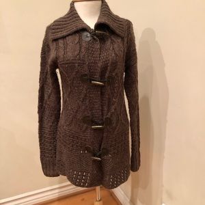 Carole Little Knit Jacket Alpaca Wool Combo